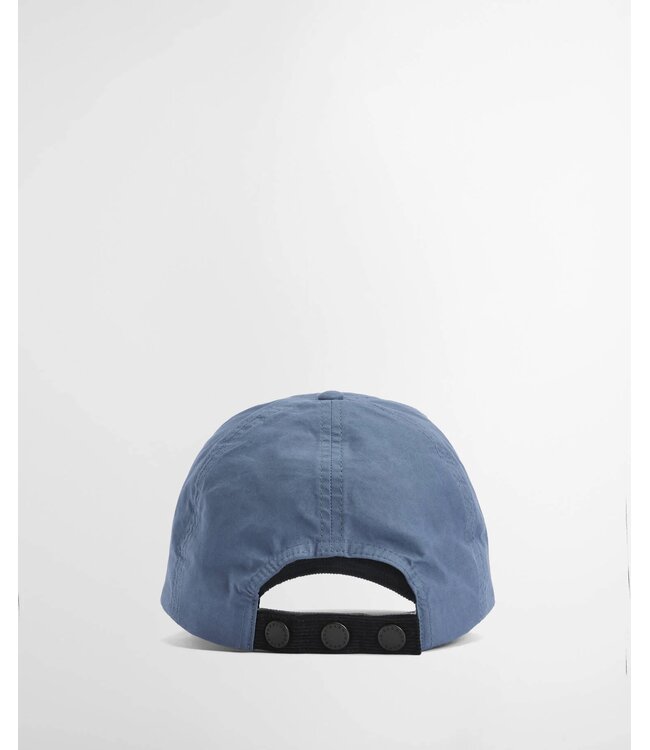 Barbour Sports Cap, Dry-Cotton Wax, Model Transport, Washed Blue, Blauw