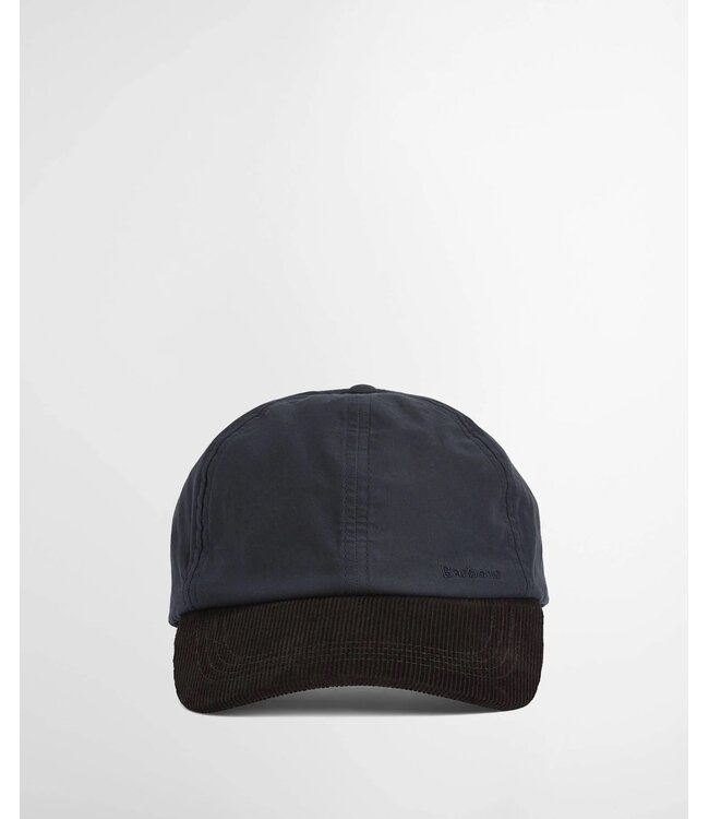 Barbour Sports Cap, Dry-Cotton Wax, Model Transport, Navy, Donkerblauw