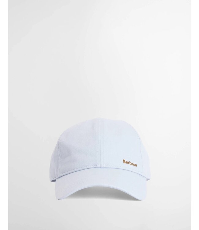 Barbour Sports Cap, Katoen, Model Milburn, Lichtblauw, Niagra Mist