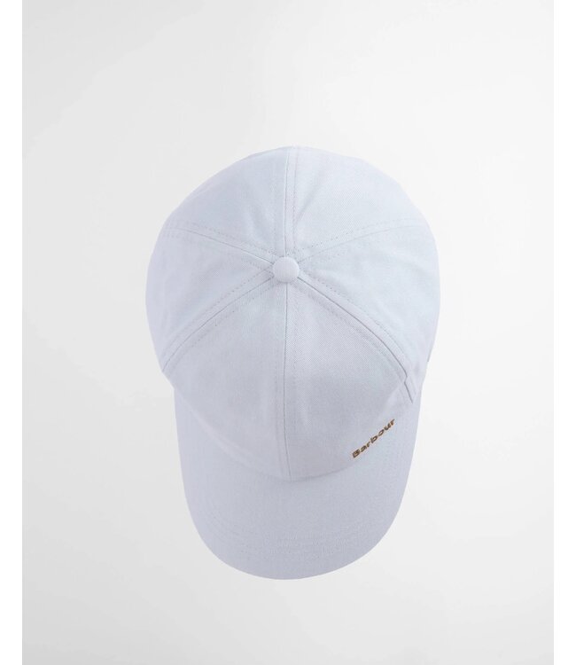 Barbour Sports Cap, Katoen, Model Milburn, Lichtblauw, Niagra Mist