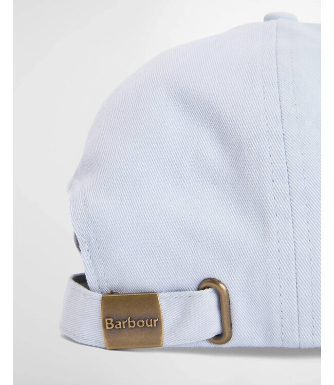 Barbour Sports Cap, Katoen, Model Milburn, Lichtblauw, Niagra Mist
