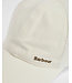 Barbour Sports Cap, Katoen, Model Milburn, Whisper White,  Ecru