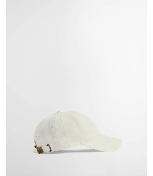 Barbour Sports Cap, Katoen, Model Milburn, Whisper White,  Ecru