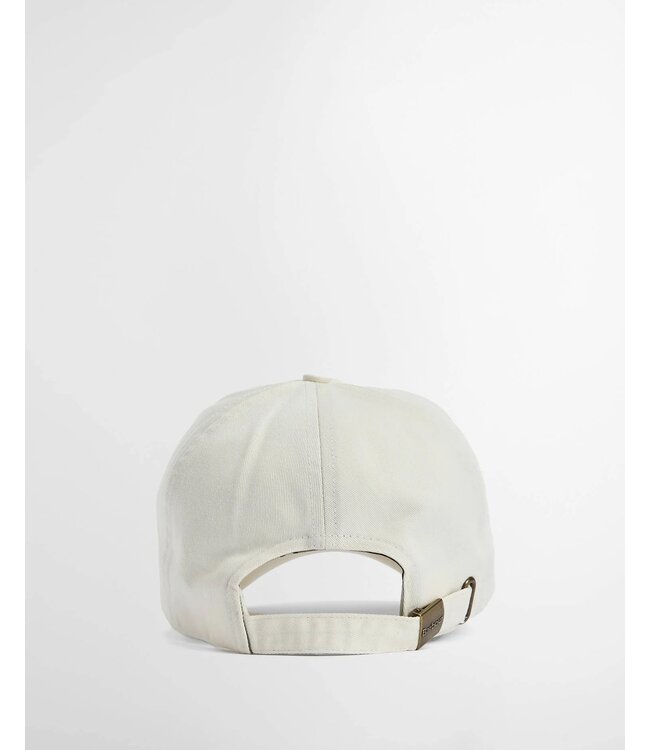 Barbour Sports Cap, Katoen, Model Milburn, Whisper White,  Ecru