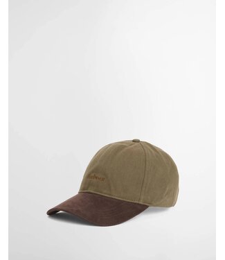 Barbour Barbour, Sports Cap, Katoen, Model Langdale, Olive / Brown