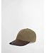 Barbour Sports Cap, Katoen, Model Langdale, Olive / Brown