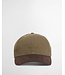 Barbour Sports Cap, Katoen, Model Langdale, Olive / Brown