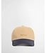 Barbour Sports Cap, Katoen, Model Langdale, Sandstone / Navy