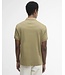 Barbour Polo, Korte Mouw, Pique Katoen, Lichtgroen / Bleached Olive