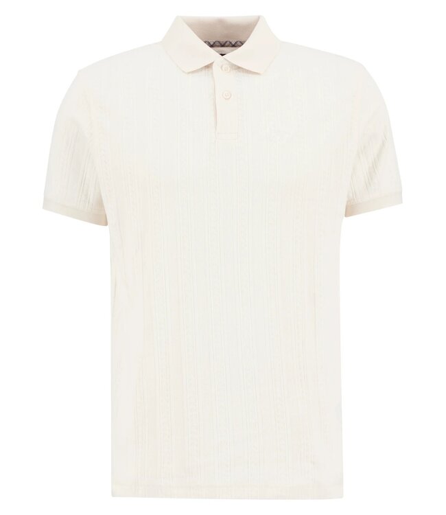 Barbour Polo, Korte Mouw, Model Harwell, Whisper White