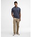 Barbour Polo, Korte Mouw, Model Wellburn, Gebreid Katoen, Navy