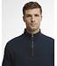 Barbour Half-Zip, Sweater, Interlock Pique Katoen, Navy, Donkerblauw