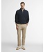 Barbour Half-Zip, Sweater, Interlock Pique Katoen, Navy, Donkerblauw