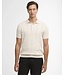 Barbour Polo, Korte Mouw, Model Wellburn, Gebreid Katoen, Oatmeal, off-White