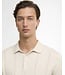 Barbour Polo, Korte Mouw, Model Wellburn, Gebreid Katoen, Oatmeal, off-White