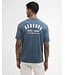 Barbour T-Shirt, Katoen, Korte Mouw, Model Packling Relaxed Fit, Graphic op de achterkant, Dusk Blue