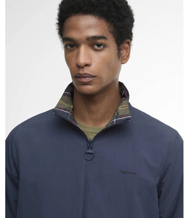 Barbour Jacket / Jas, Model, Korbel, Waterproof,  Reversible, Classic Tartan / Navy