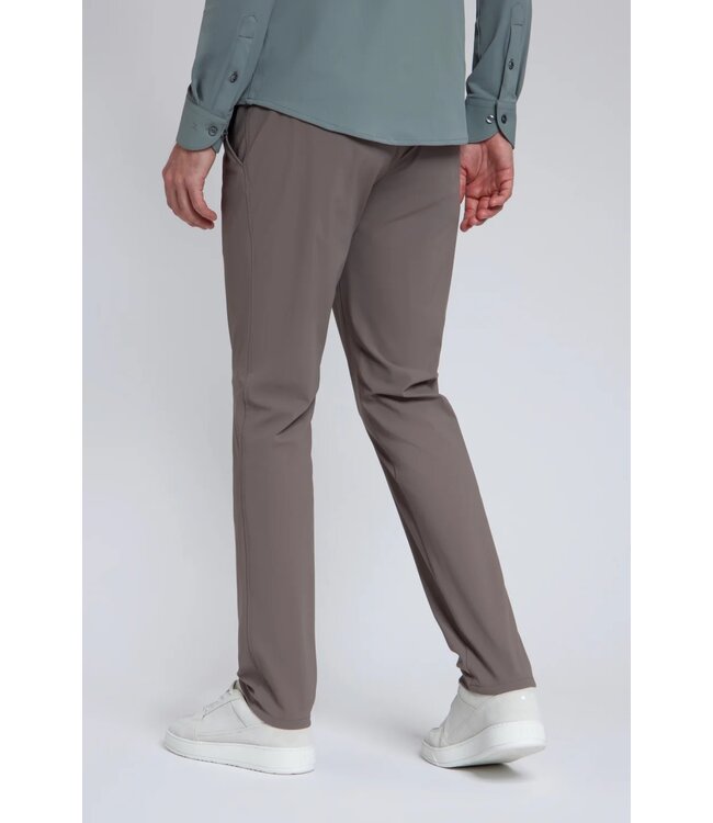 North.84 Heren Broek, Chino Model, Tec Stretch, Taupe