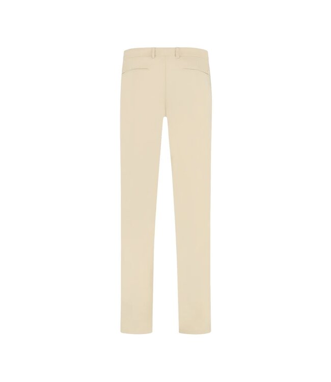North.84 Heren Broek, Chino Model, Tec Stretch, Beige