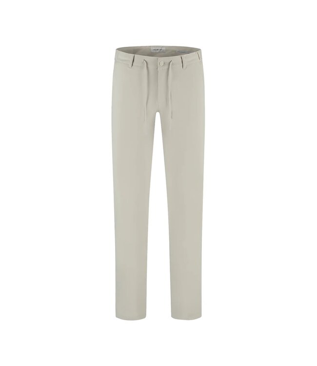 North.84 Heren Broek, Chino Model, Tec Stretch, Lichtbeige, Stone