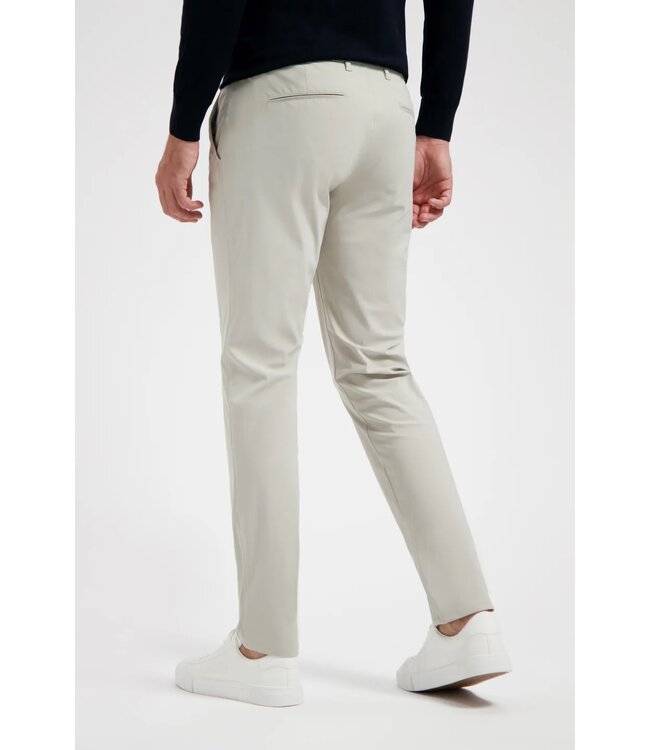 North.84 Heren Broek, Chino Model, Tec Stretch, Lichtbeige, Stone