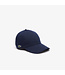Lacoste Pet / Cap Twill Katoen, Logo aan Zijkant, Unisex, Donkerblauw