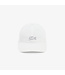 Lacoste Pet / Cap Keper Katoen, Front Logo, Ton sur Ton, Unisex, Wit