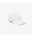 Lacoste Pet / Cap Keper Katoen, Front Logo, Ton sur Ton, Unisex, Wit