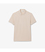 Lacoste Smart Paris, Heren Polo van Stretch Katoen Piqué, Regular Fit, Beige Gemeleerd