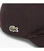 Lacoste Pet / Cap Twill Katoen, Logo aan Zijkant, Unisex, Bruin