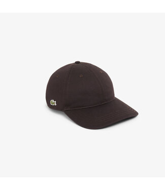 Lacoste Lacoste Pet / Cap Twill Katoen, Logo aan Zijkant, Unisex, Bruin
