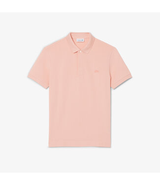 Lacoste Lacoste, Smart Paris, Heren Polo van Stretch Katoen Piqué, Regular Fit, Roze