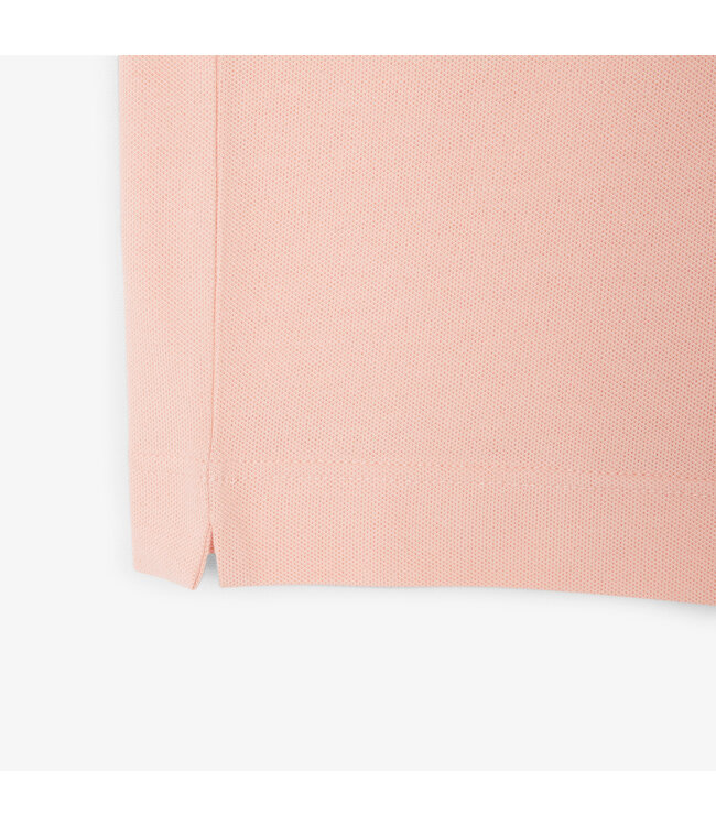 Lacoste Smart Paris, Heren Polo van Stretch Katoen Piqué, Regular Fit, Roze