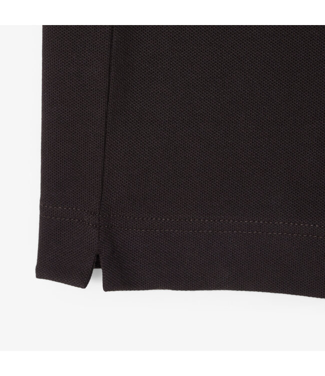 Lacoste Smart Paris, Heren Polo van Stretch Katoen Piqué, Regular Fit, Bruin
