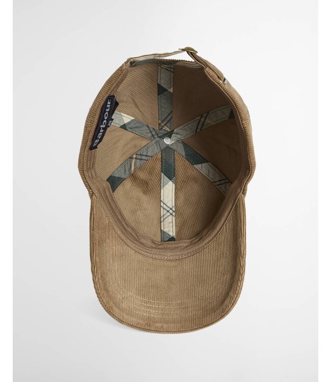 Barbour Sports Cap, Cord-Katoen, Model Bayfield, Beige