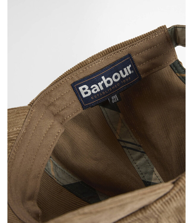 Barbour Sports Cap, Cord-Katoen, Model Bayfield, Beige