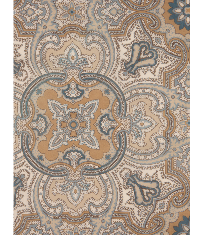 Stenstroms Bandana, Katoen, 70 x 70, Beige met Print One Size