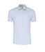 Desoto Jersey Overhemd/Shirt, Korte Mouw, Kent Kraag, Lichtblauw