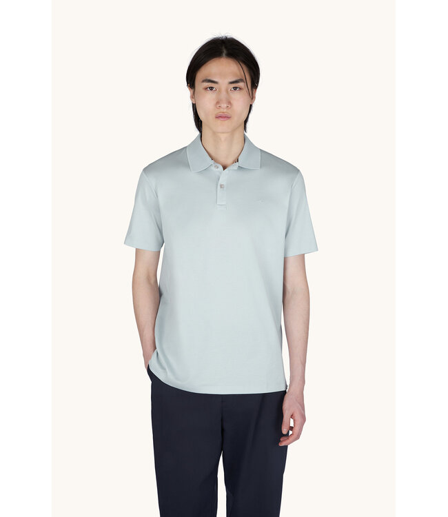 Paul & Shark Polo, Korte Mouw, Aqua Touch, Katoen, Lichtblauw