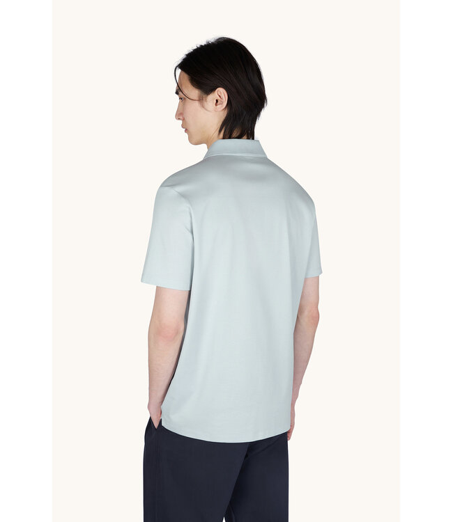 Paul & Shark Polo, Korte Mouw, Aqua Touch, Katoen, Lichtblauw