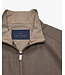 Paul & Shark Hybrid Vest met Rits, Wol, Zijde, Green Storm System® Loro Piana Fabric, Taupe