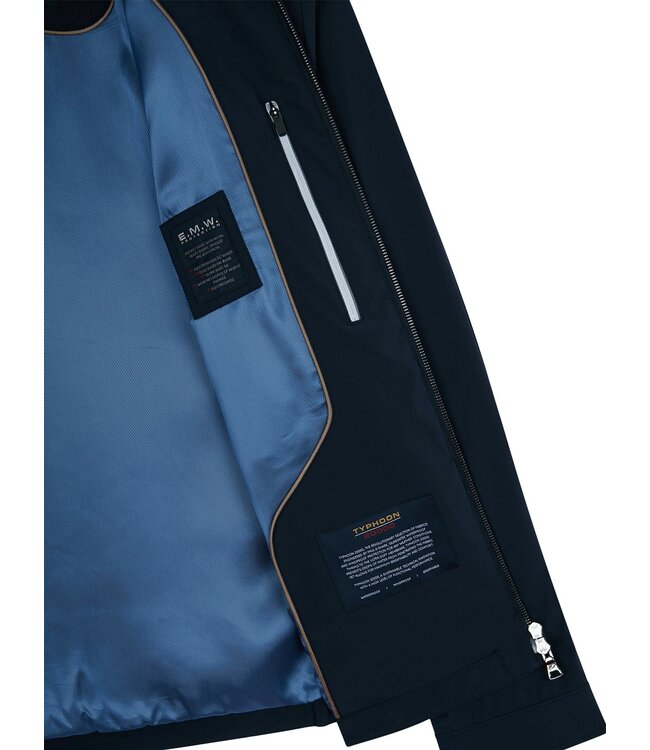 Paul & Shark Jas, Jack, Blouson Model, Donkerblauw, RE 4x4 Stretch, Typhoon 20000