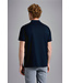 Paul & Shark Polo, Korte Mouw, Pique Katoen, Uni Donkerblauw, Shark Logo