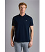Paul & Shark Polo, Korte Mouw, Pique Katoen, Uni Donkerblauw, Shark Logo
