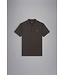 Paul & Shark Polo, Korte Mouw, Pique Katoen, Uni Taupe, Shark Logo