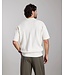 Aeden Polo, Gebreid, Katoen Mix, Korte Mouw, Off-White
