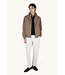 Paul & Shark Hybrid Jas / Vest met Rits, Typhoon® Platinum Jacket, Taupe