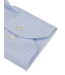 Stenstroms Overhemd, Lange Mouw, Stretchfabric Jersey, Wit, Lichtblauw, Gestreept, Slimline
