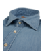 Stenstroms Casual Overhemd,  Stretch Denim, Lange Mouw, Lichtblauw, New Slimline