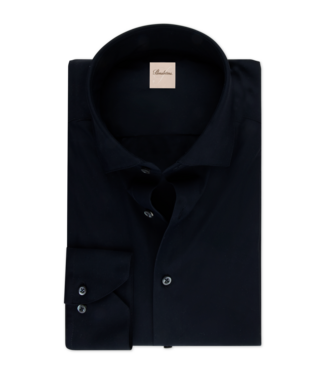 Stenstroms Stenstroms, Overhemd, Lange Mouw, Stretchfabric Jersey, Zwart